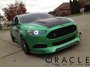 Ford Fusion Headlight Halo Kit - ORACLE Lighting - LED Halo - Green - `12-`17